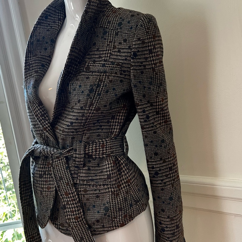Robert Graham Women's Checkered Belted Blazer